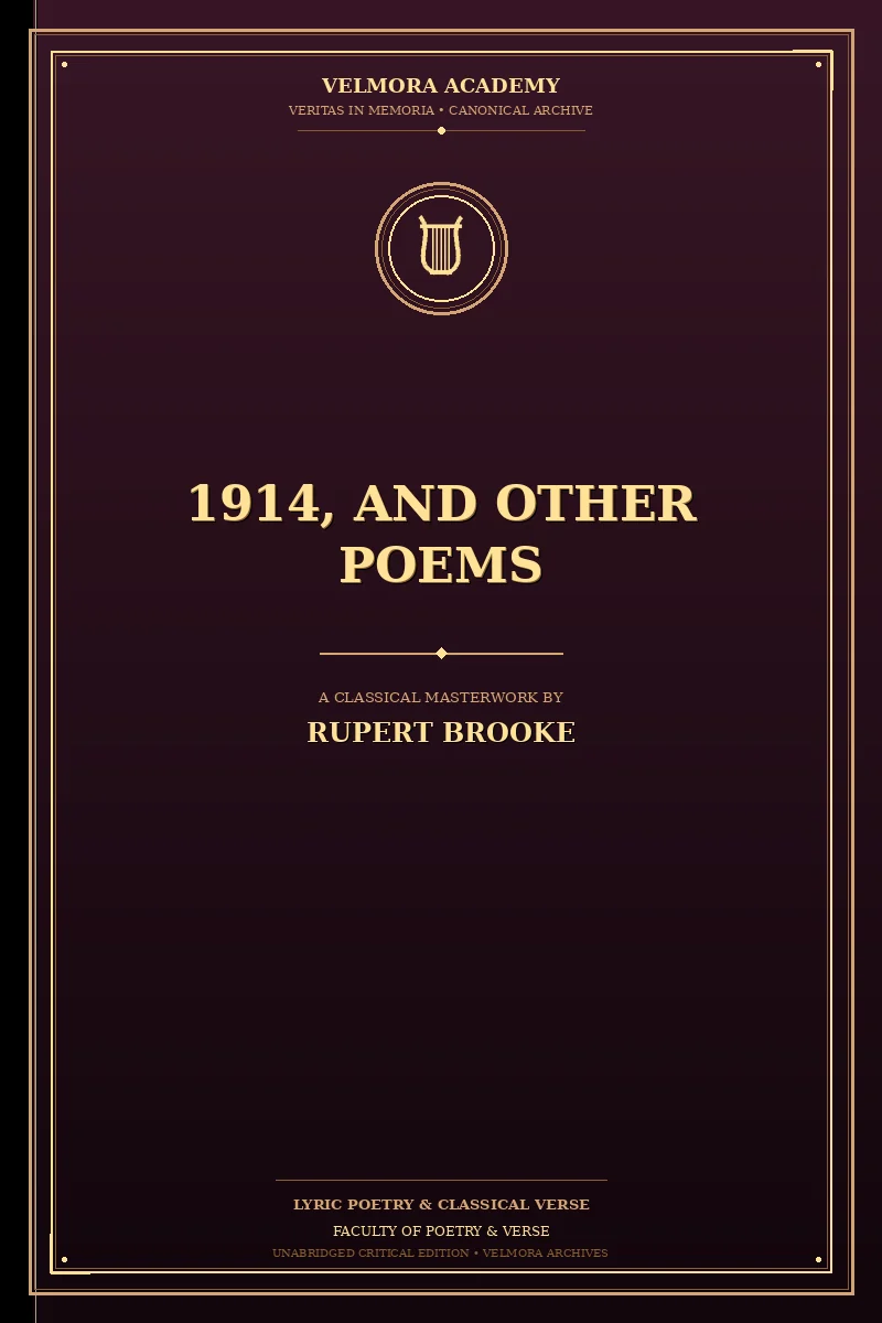 Cover of 1914, and Other Poems