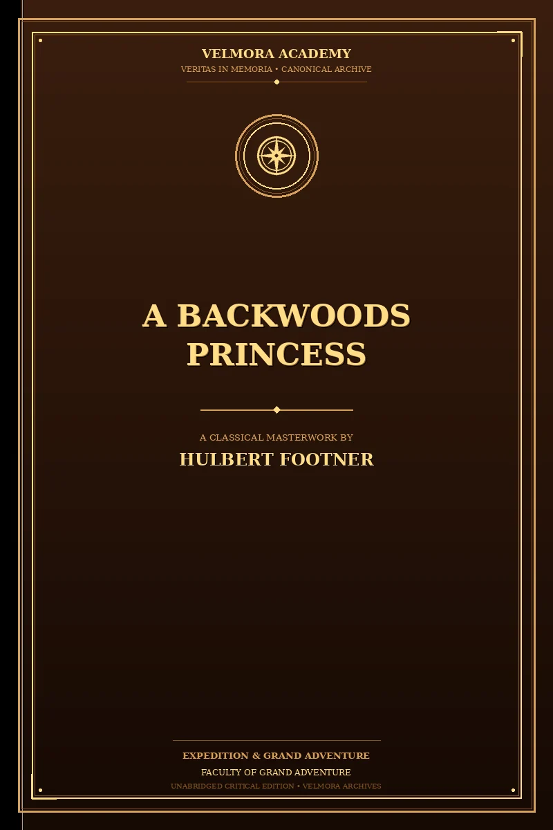 Cover of A backwoods princess