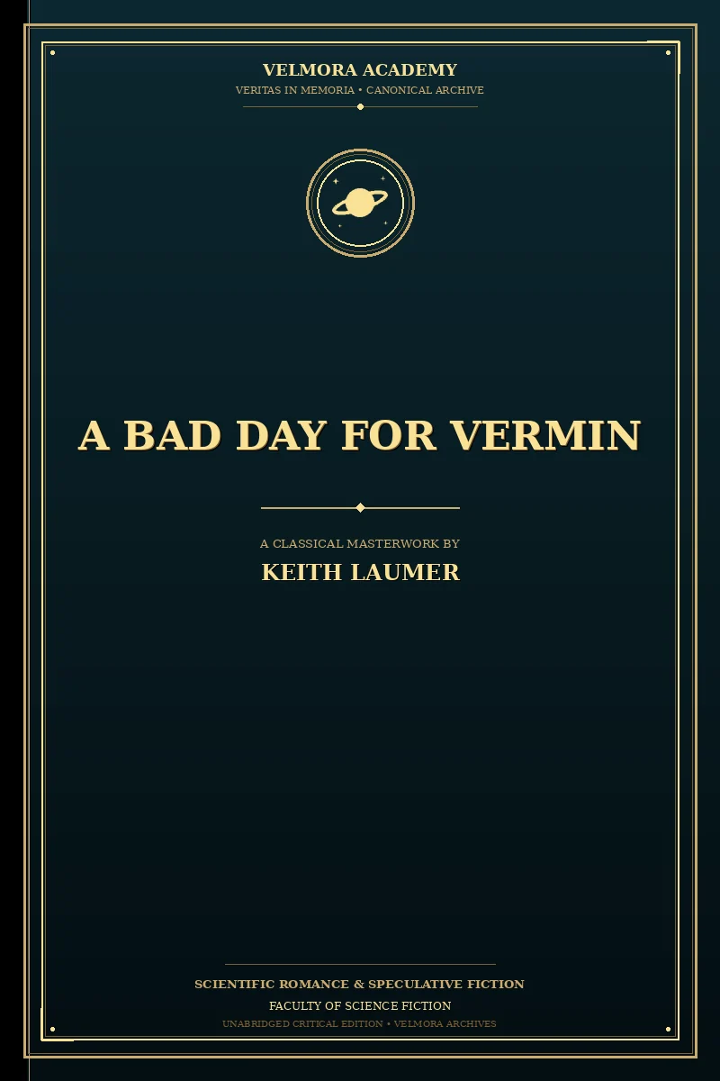 Cover of A Bad Day for Vermin