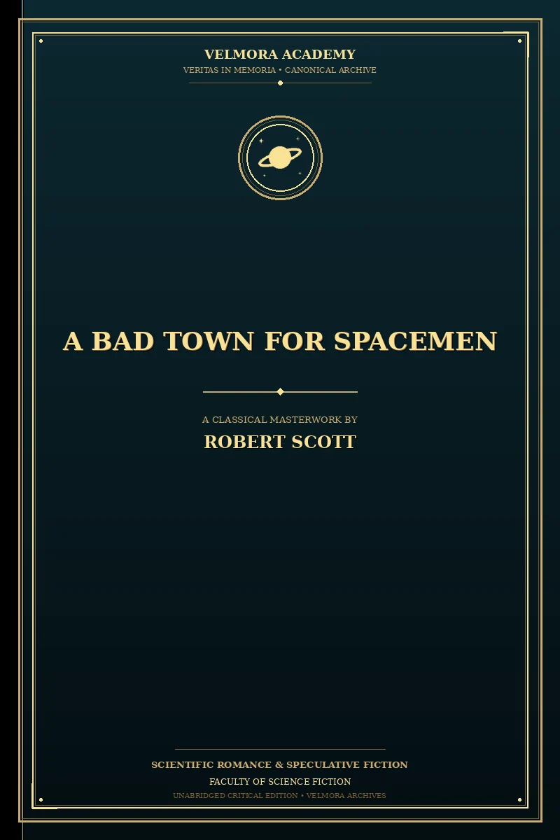 Cover of A Bad Town for Spacemen