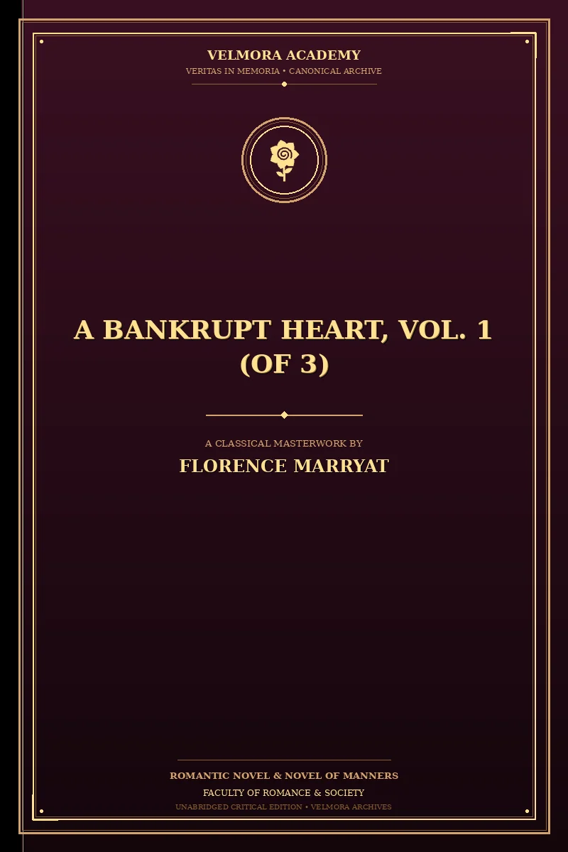 Cover of A bankrupt heart, Vol. 1 (of 3)