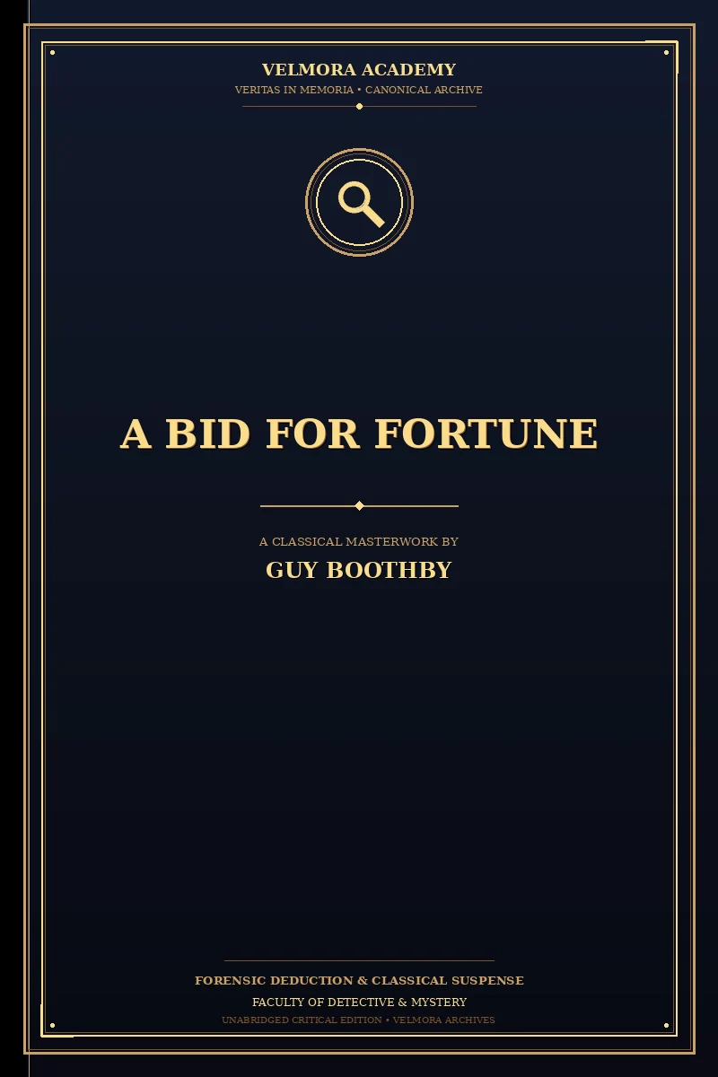 Cover of A Bid for Fortune