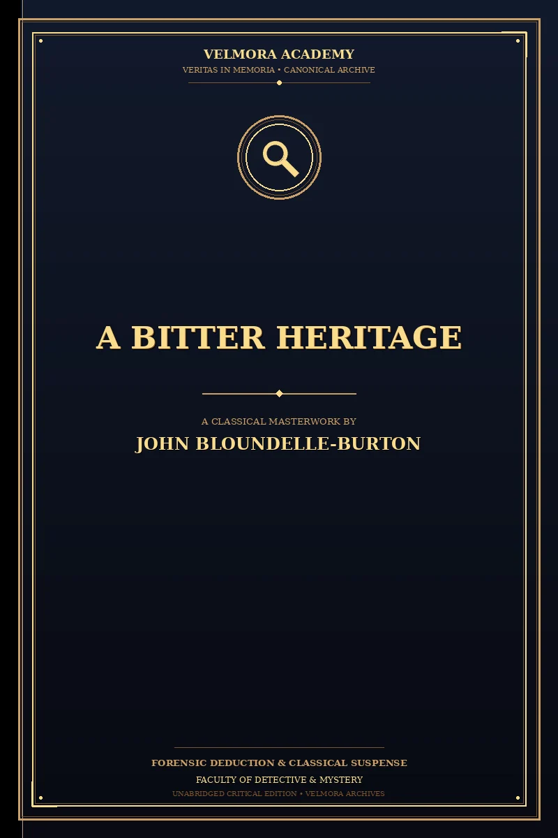 Cover of A Bitter Heritage