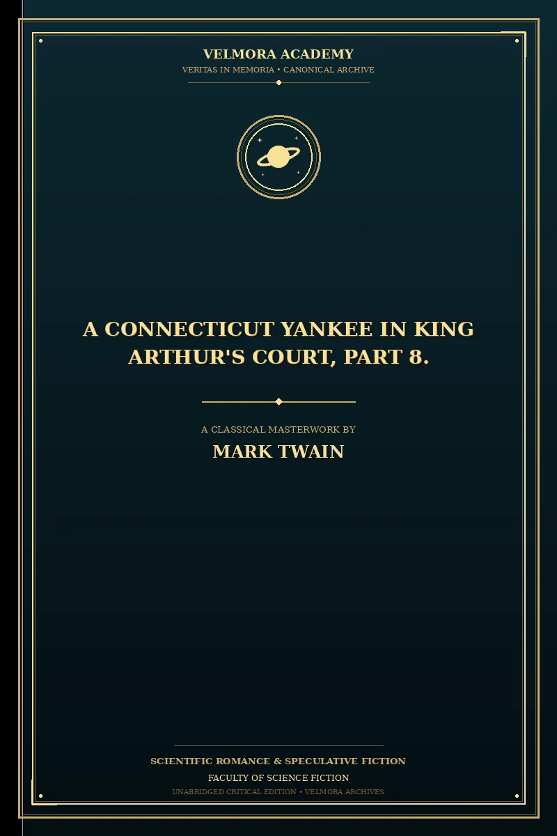 Cover of A Connecticut Yankee in King Arthur's Court, Part 8.