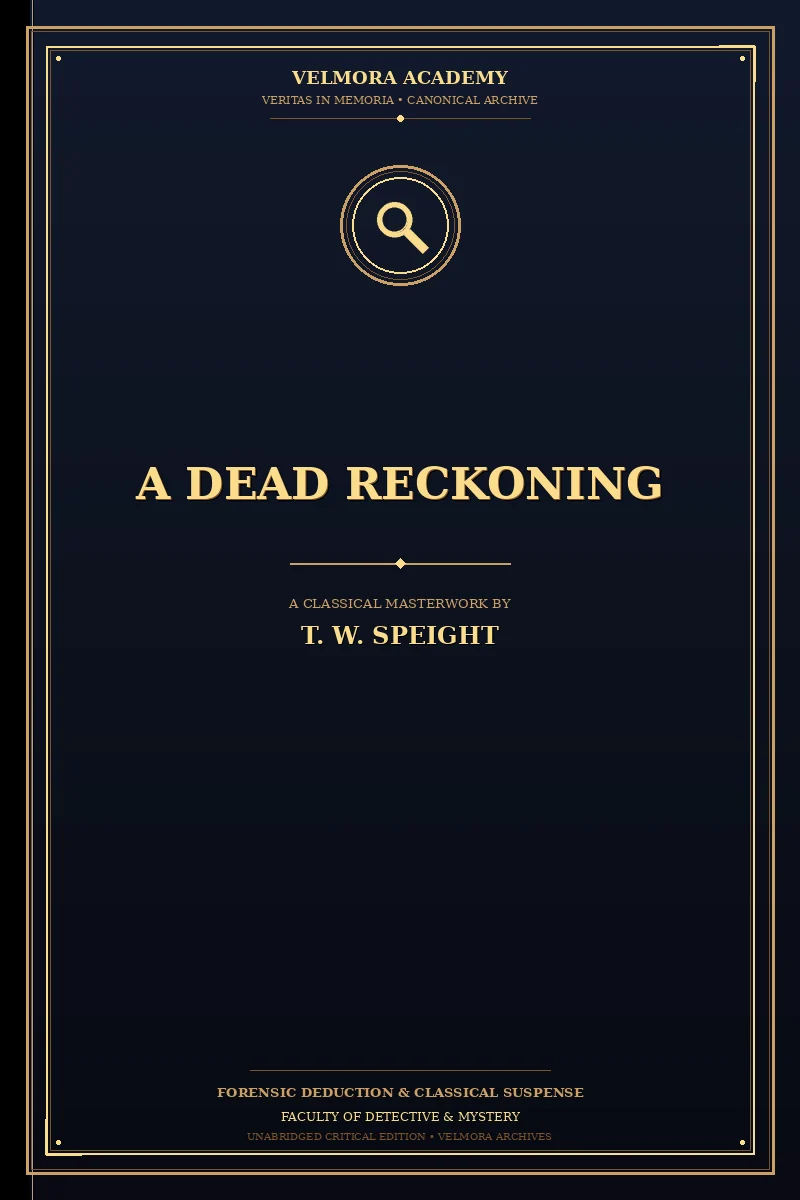 Cover of A Dead Reckoning