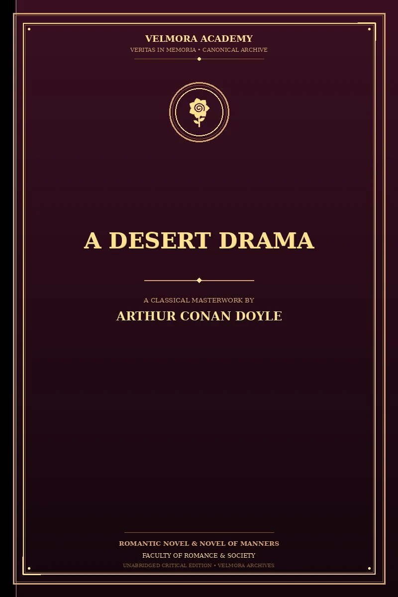 Cover of A Desert Drama