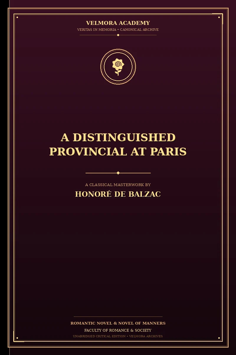 Cover of A Distinguished Provincial at Paris