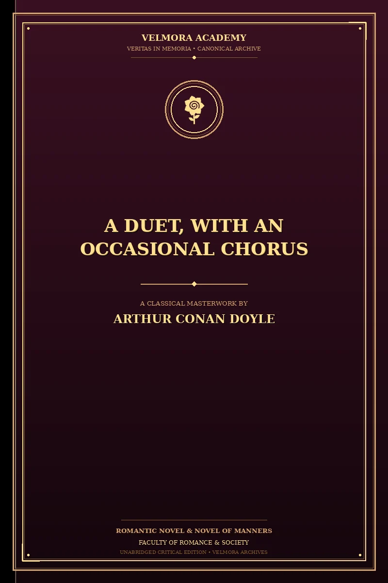 Cover of A Duet, with an Occasional Chorus