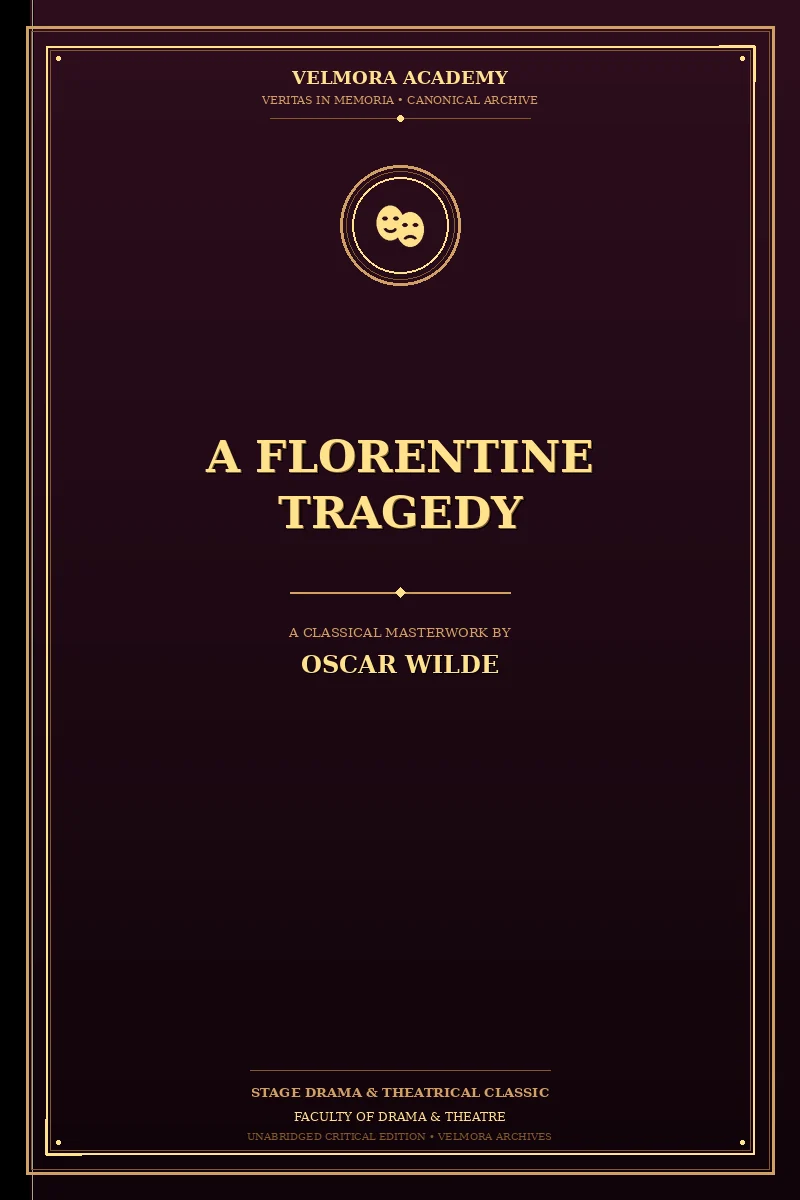 Cover of A Florentine Tragedy