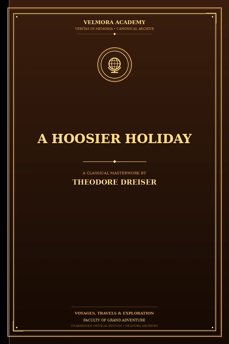Cover of A Hoosier holiday