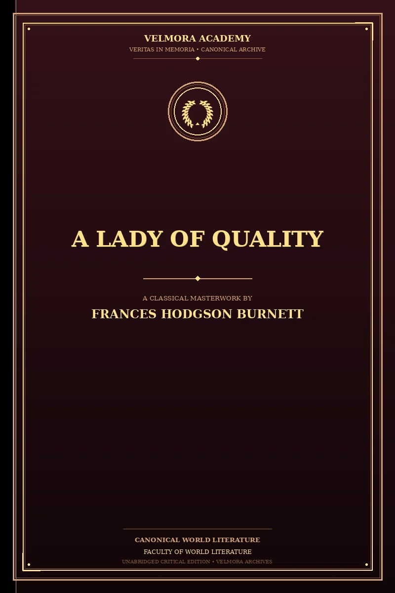 Cover of A Lady of Quality