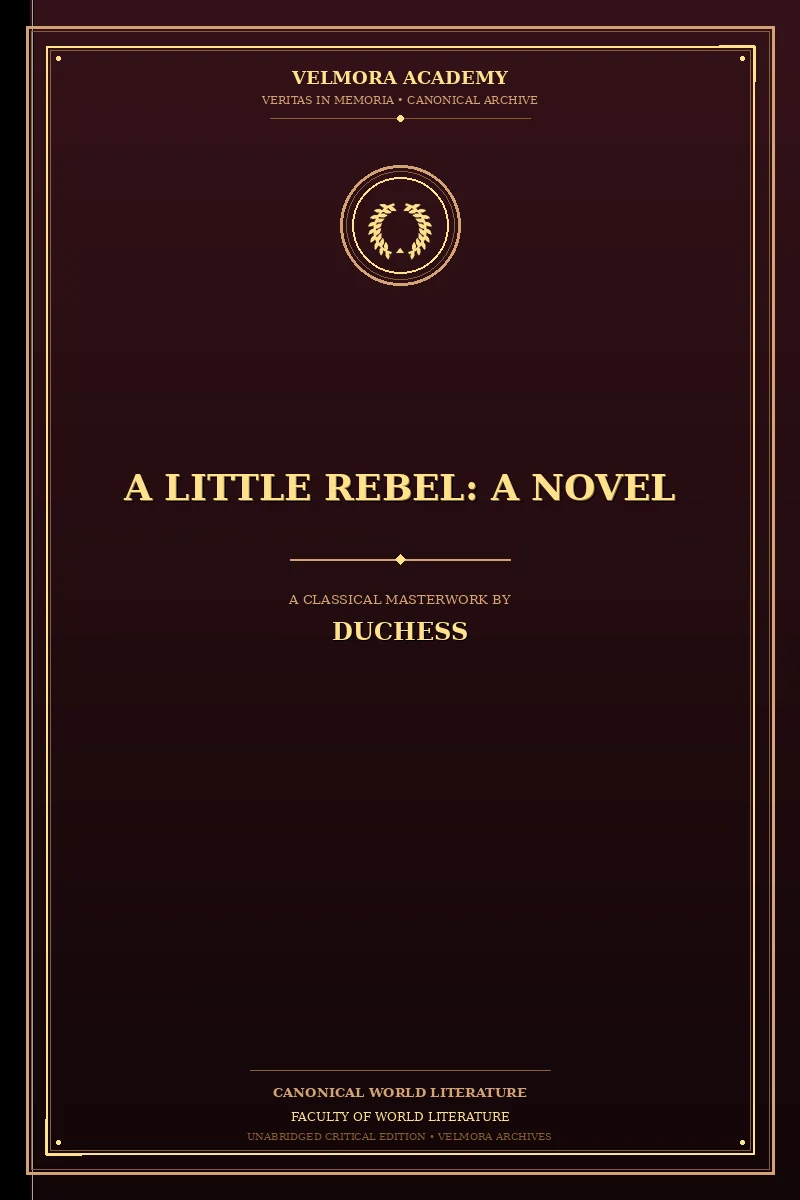 Cover of A Little Rebel: A Novel