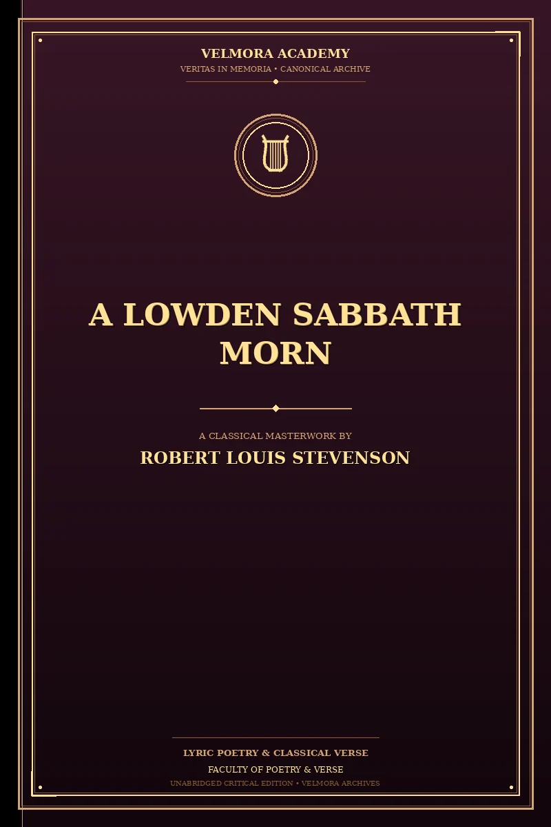 Cover of A Lowden Sabbath Morn