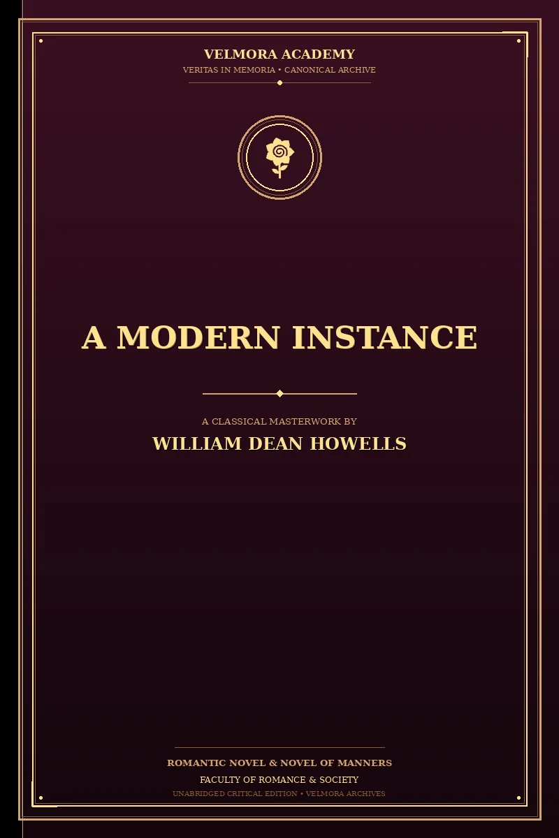 Cover of A Modern Instance