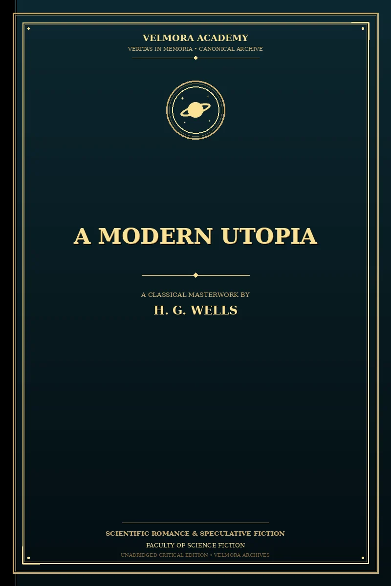 Cover of A Modern Utopia
