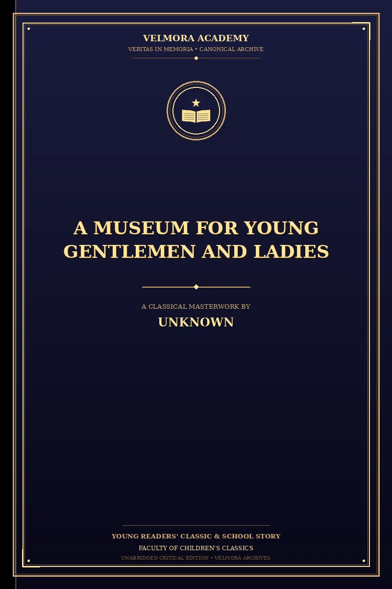 Cover of A Museum for Young Gentlemen and Ladies