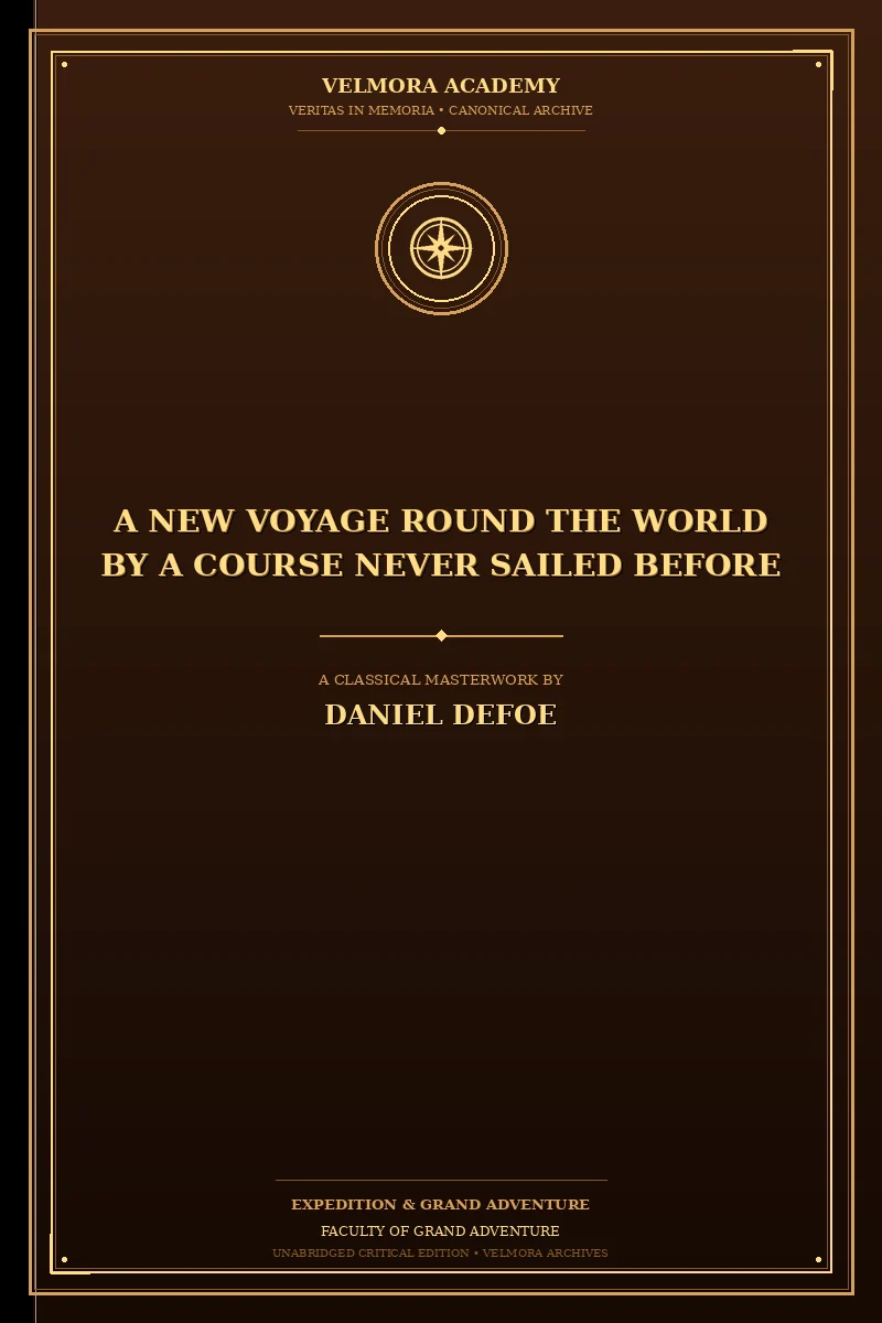 Cover of A New Voyage Round the World by a Course Never Sailed Before