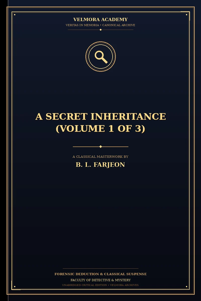 Cover of A Secret Inheritance (Volume 1 of 3)
