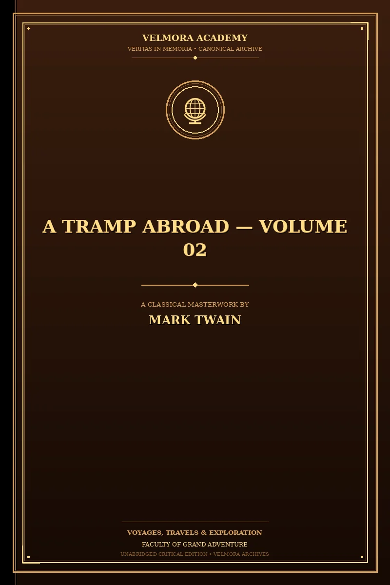 Cover of A Tramp Abroad — Volume 02