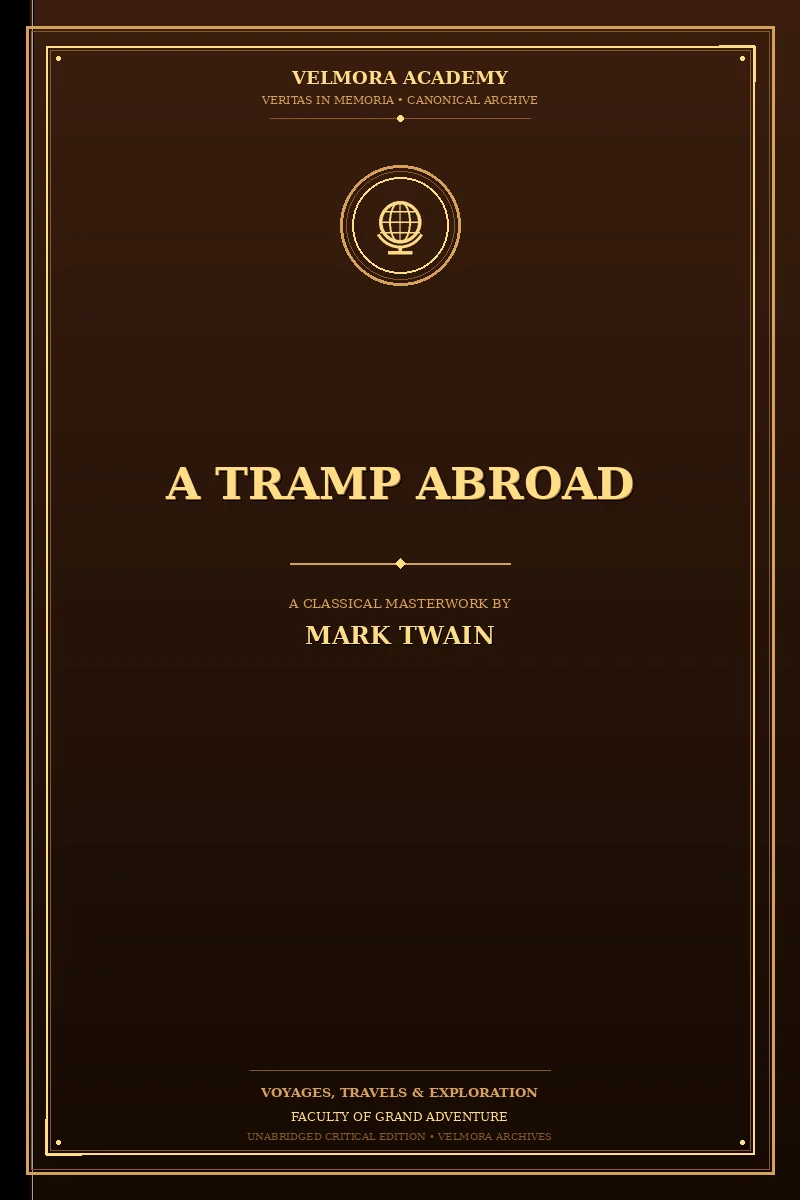 Cover of A Tramp Abroad