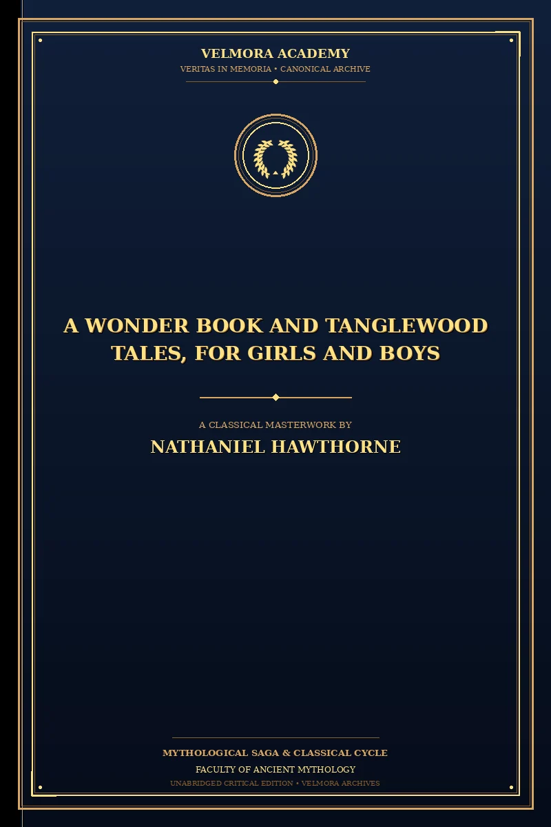 Cover of A Wonder Book and Tanglewood Tales, for Girls and Boys