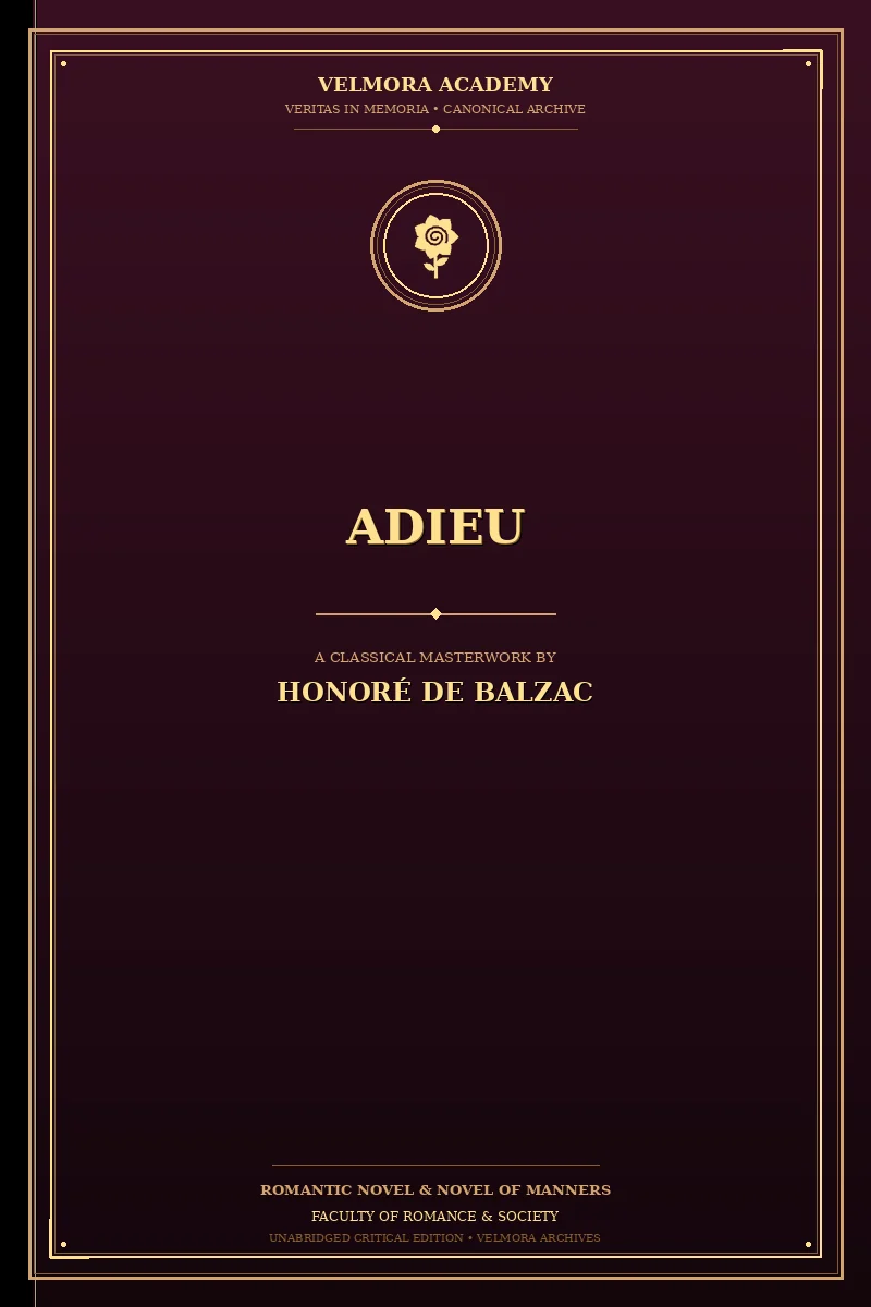 Cover of Adieu