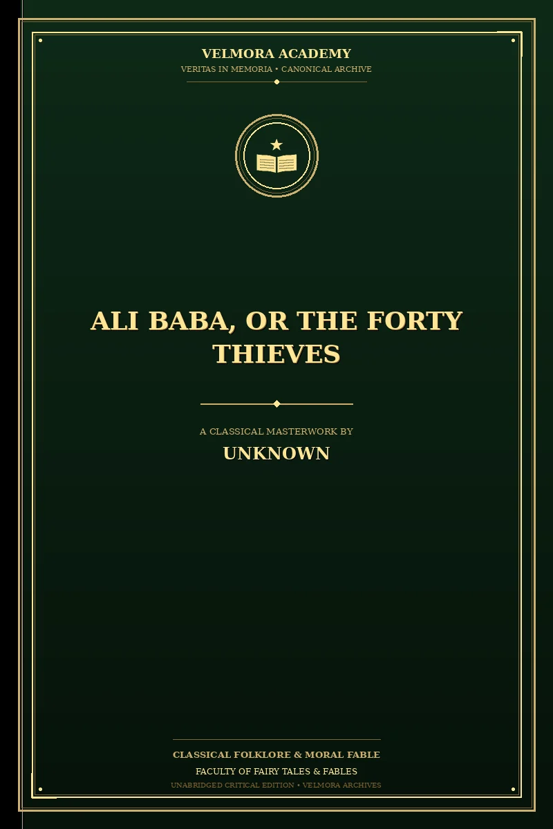 Cover of Ali Baba, or the Forty Thieves