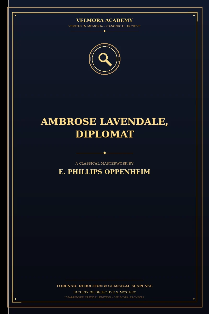 Cover of Ambrose Lavendale, Diplomat