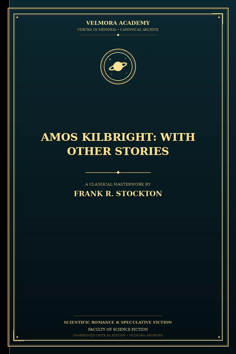 Cover of Amos Kilbright: With Other Stories