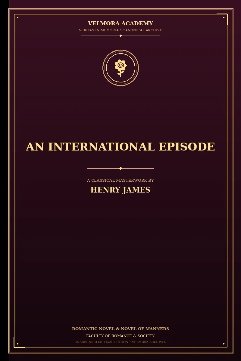 Cover of An International Episode