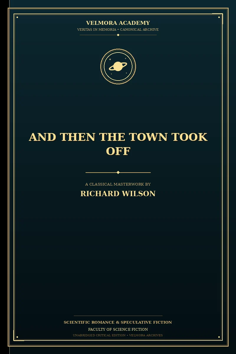 Cover of And Then the Town Took Off