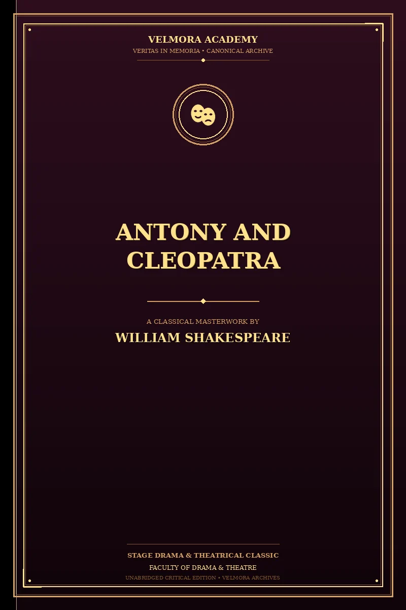 Cover of Antony and Cleopatra