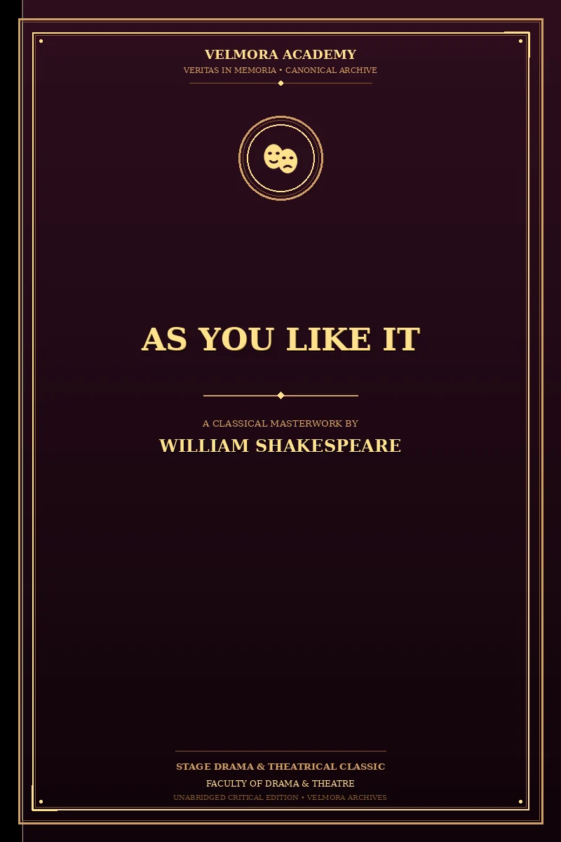 Cover of As You Like It