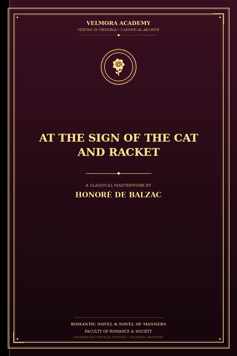 Cover of At the Sign of the Cat and Racket