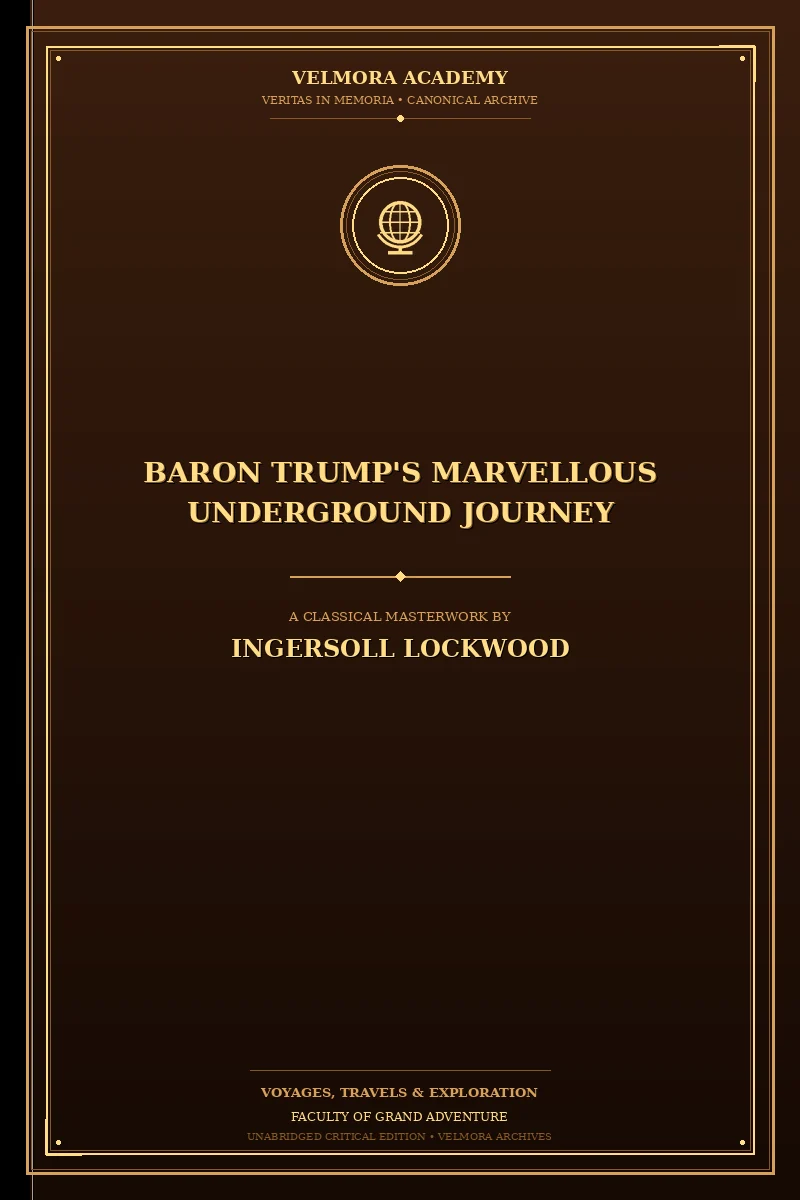 Cover of Baron Trump's Marvellous Underground Journey
