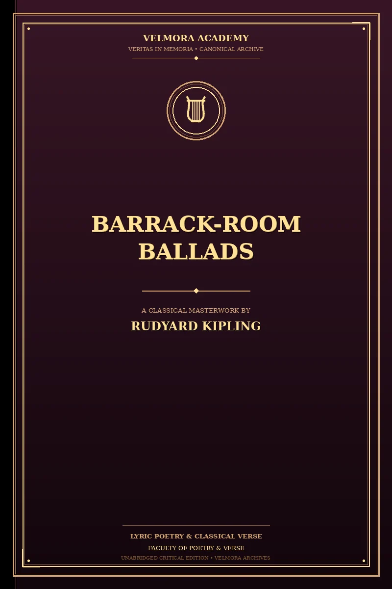 Cover of Barrack-Room Ballads