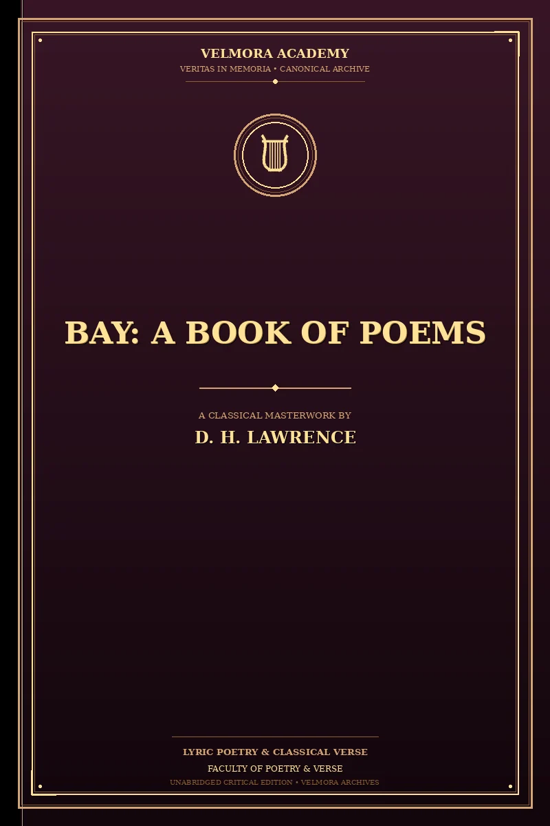 Cover of Bay: A Book of Poems
