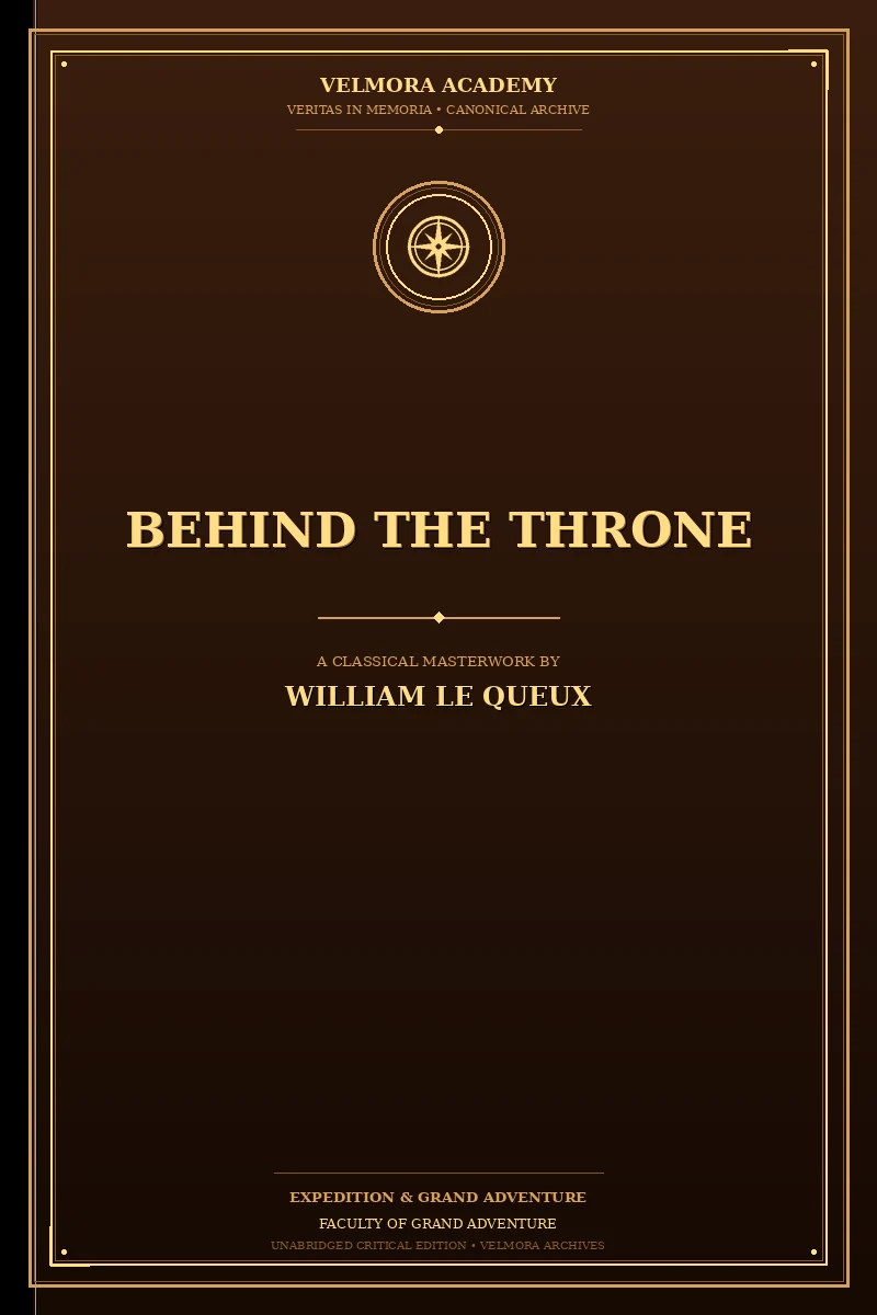 Cover of Behind the Throne