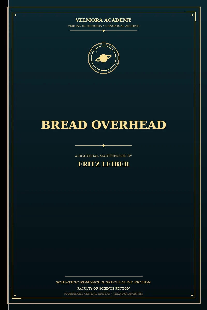Cover of Bread Overhead