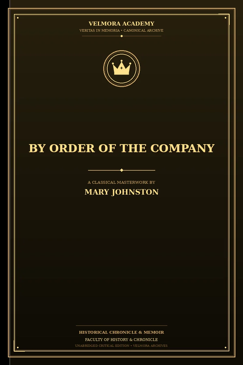 Cover of By Order of the Company
