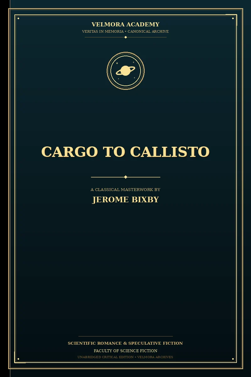 Cover of Cargo to Callisto