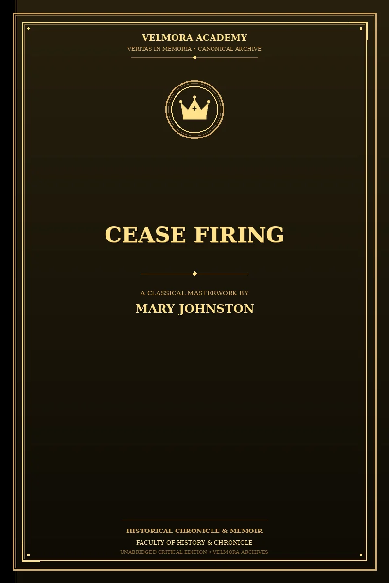 Cover of Cease Firing