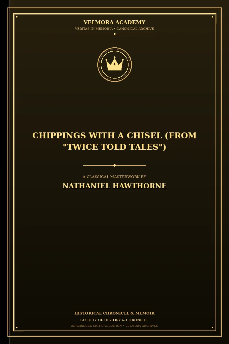 Cover of Chippings with a Chisel (From "Twice Told Tales")