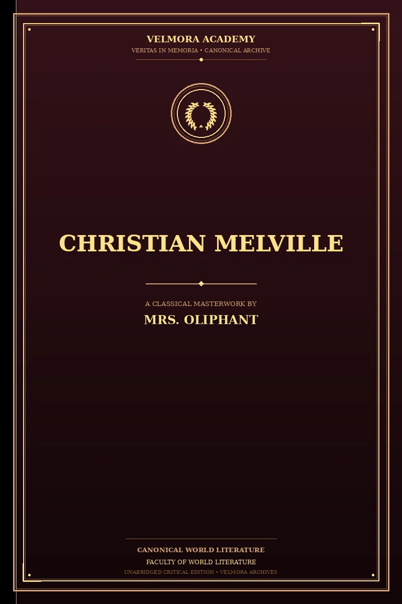 Cover of Christian Melville