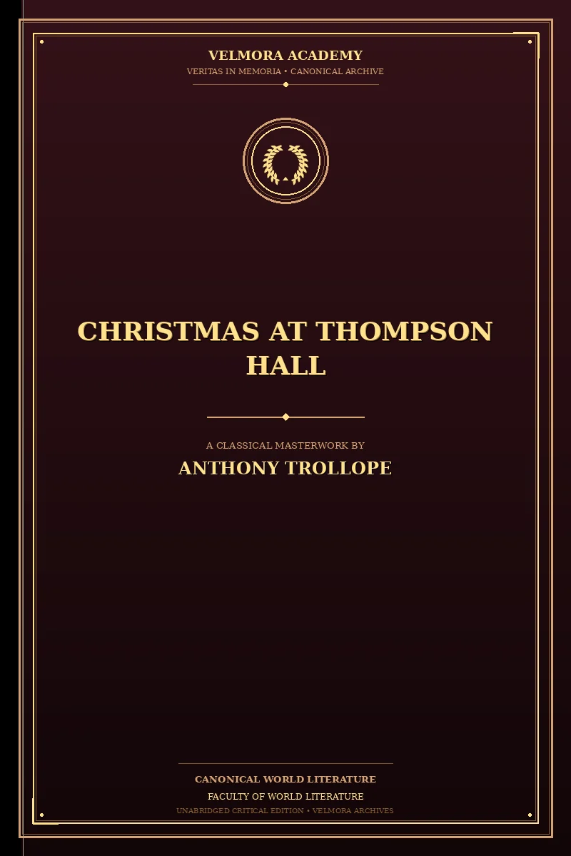 Cover of Christmas at Thompson Hall