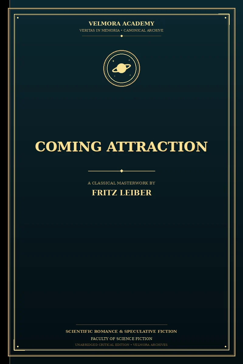 Cover of Coming Attraction