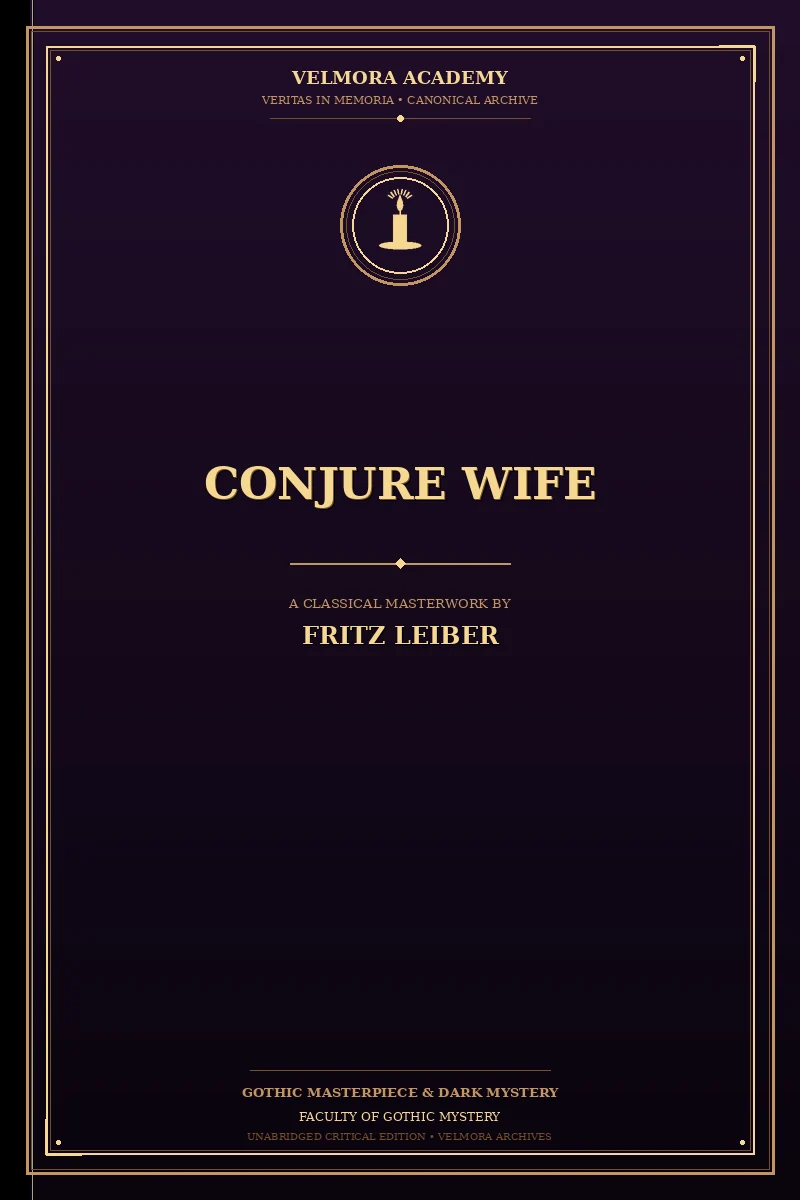 Cover of Conjure wife