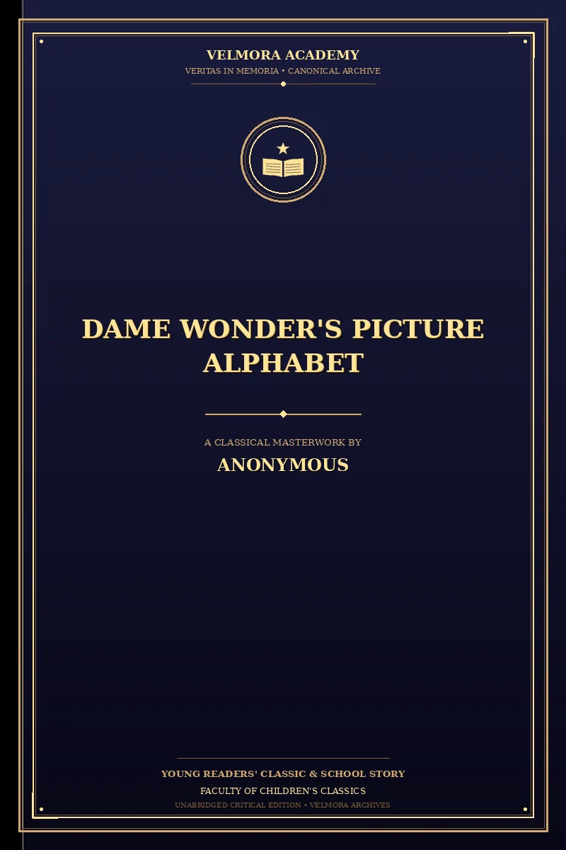 Cover of Dame Wonder's Picture Alphabet