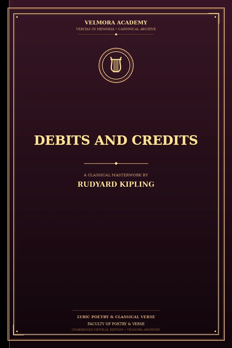 Cover of Debits and credits