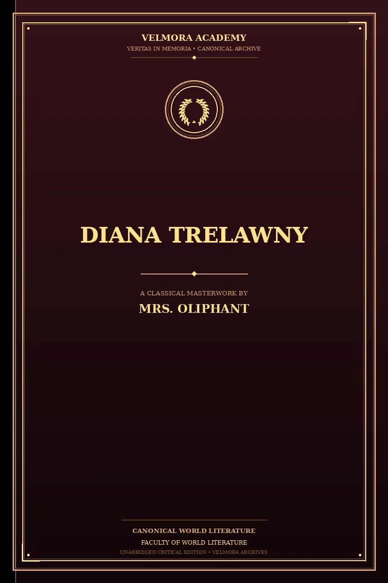 Cover of Diana Trelawny